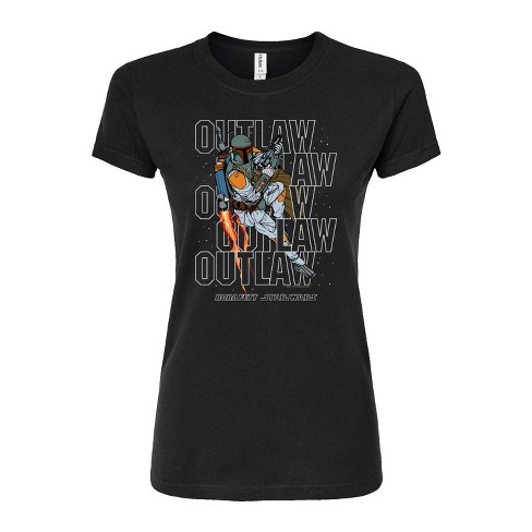 Women's - Star Wars - Outlaw Boba Fett Juniors Fitted Graphic T-Shirt - image 1 of 2