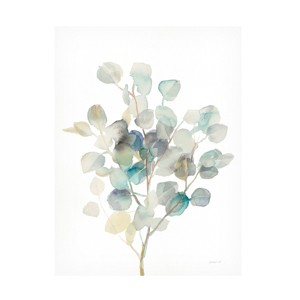 Trademark Fine Art - Danhui Nai 'Eucalyptus III White' Wood Slat Art - 1 of 4