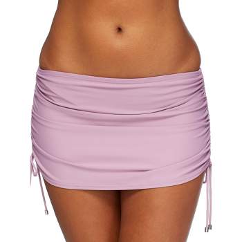 Birdsong Women's Lilac Skirted Bikini Bottom - S20156-BLILA