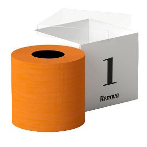 Renova Colored Toilet Paper Gift Box - 140 Sheets - 3 Ply - Eco-Certified - Septic Safe - 1 of 4