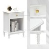 Whizmax Nightstand Bedroom Nightstand with Drawer and Storage Shelf, Modern End Table Side Table for Bedroom Living Room - 2 of 4