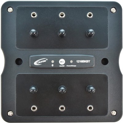 Califone 1216BKBT Bluetooth 6 Position Jackbox, Black