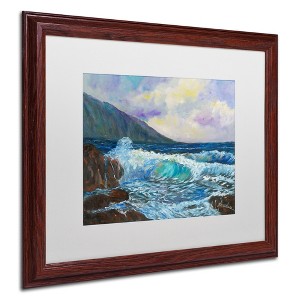 Trademark Fine Art -Manor Shadian 'Maui's Enchanting Seas' Matted Framed Art - 1 of 4