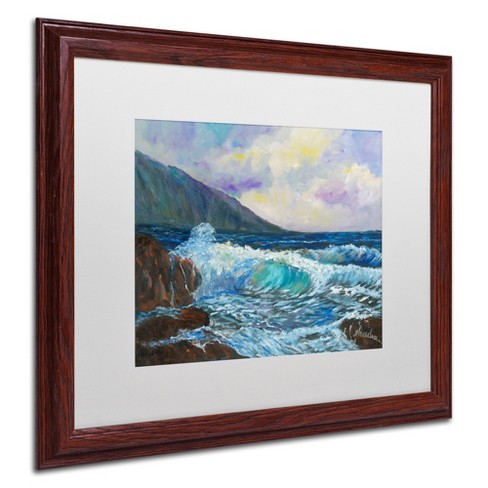 Trademark Fine Art -Manor Shadian 'Maui's Enchanting Seas' Matted Framed Art - image 1 of 4