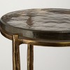 Uttermost Aluminum Base Eternity Brass Accent Table - 4 of 4