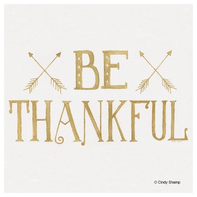 4pk Ceramic Be Thankful Arrow Print Coasters - Thirstystone