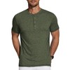 COOFANDY Henley Shirts Short Sleeve Button Henley - 2 of 4