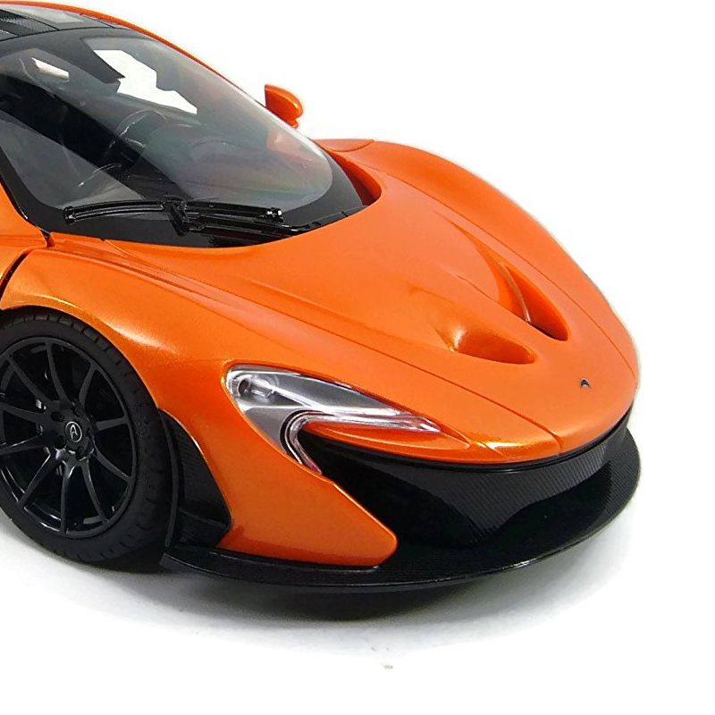 Link Ready! Set! Go! 1:14 RC McLaren P1 Sports Remote Control Car With Lights And Open Doors - Orange, 2 of 4