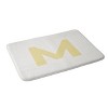 Deny Designs April Lane Art Block Monogram Memory Foam Bath Mat - 2 of 4