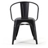WyndenHall 9pc Elisse Moreno Dining Set Distressed Black/Silver - 4 of 4