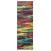 Washable Runner Rug 2x6 Low Pile Modern Abstract Hallway Runners Stain-Resistant Non-Slip Contemporary Ombre Bedroom Rug - 3 of 4
