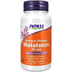 Melatonin 20 mg by Now Foods  -  90 VegCap - 1 of 1