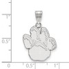 Black Bow Jewelry Sterling Silver Pittsburgh Panthers NCAA Large Pendant - 2 of 3
