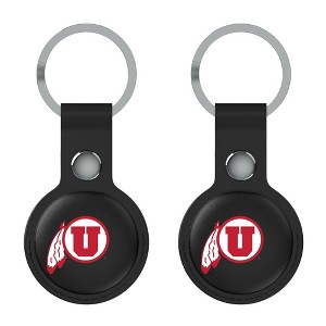 NCAA Big 12 Universities Insignia Black Airtag Holder 2-Pack - 1 of 4