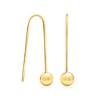 Pure Collection by Ross-Simons Italian 18kt Gold Vermeil Ball Drop Earrings - 3 of 4