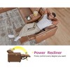 AMERLIFE Power Recliner Sofa with Console, 6 Seats L Shaped Couch with Cup Holder& Charging Socket - 3 of 4