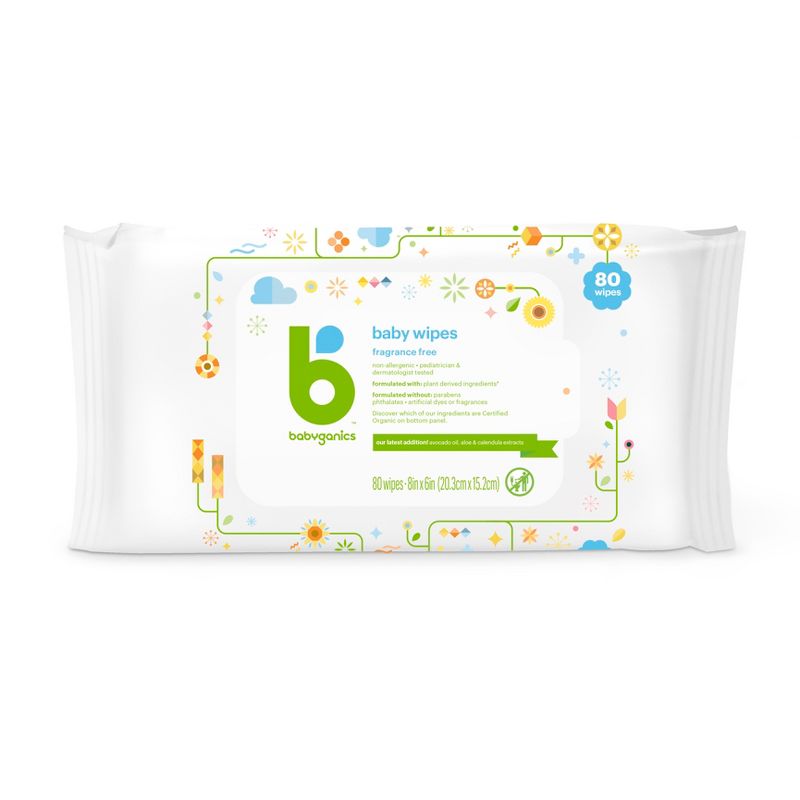 Babyganics Fragrance-Free Baby Wipes (Select Count), 3 of 8