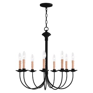 Livex Lighting Heritage 8 - Light Chandelier in  Black - 1 of 4