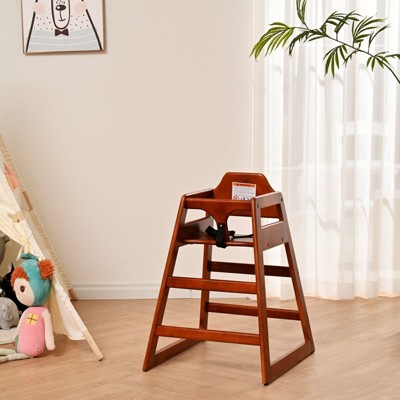 LOVMOR Wooden Double Solid Wood Feeding, Eat & Grow Portable High, Easy to Clean Baby Booster Chair