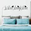 Unique Bargains Text Pattern Home Living Room Wall Sticker Removable Decals - 4 of 4