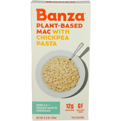 Photo 1 of Banza Shells Mac & Cheese White Cheddar - Case of 6 - 5.5 oz BEST BY 12/09/2024