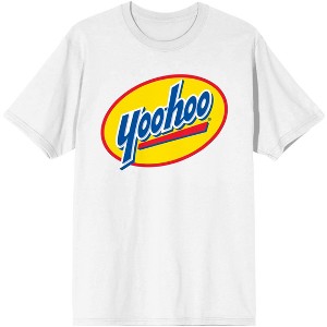 Yoohoo Chocolate Milk Drink Logo Men's White Tshirt - 1 of 2