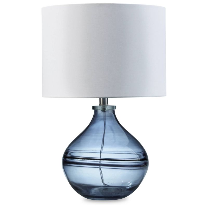 Signature Design by Ashley Lemmitt Table Lamp Blue/Silver, 1 of 5