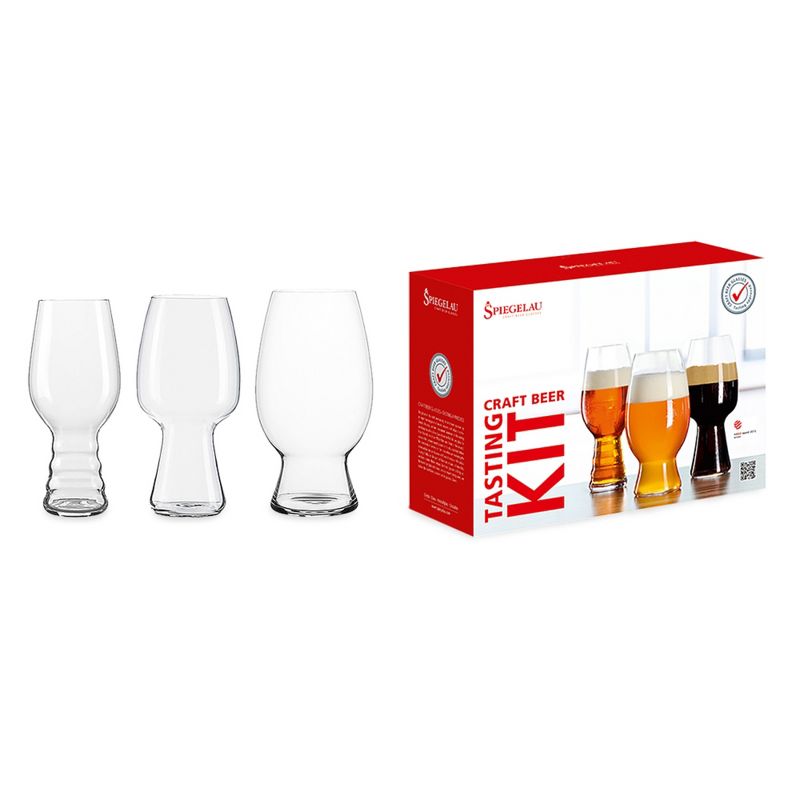 Spiegelau Craft Beer Tasting Kit Glasses, Set of 3, Lead-Free Crystal, Modern Beer Glasses, Dishwasher Safe, 6 of 7