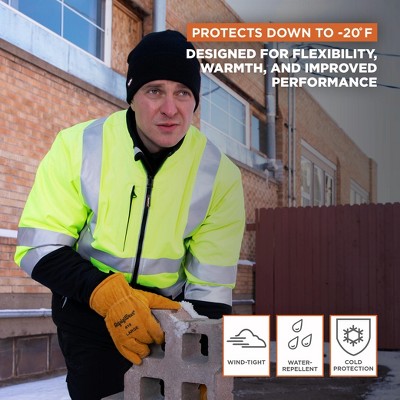 Refrigiwear Men's HiVis Insulated Softshell Jacket — фото 4