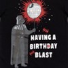 Star Wars Darth Vader Birthday Big Boys Graphic T-Shirt Black 18-20 - 2 of 4