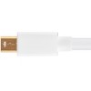 Monoprice Video Cable - 10 Feet - White | 32AWG Mini Display Port to VGA Cable - 3 of 4