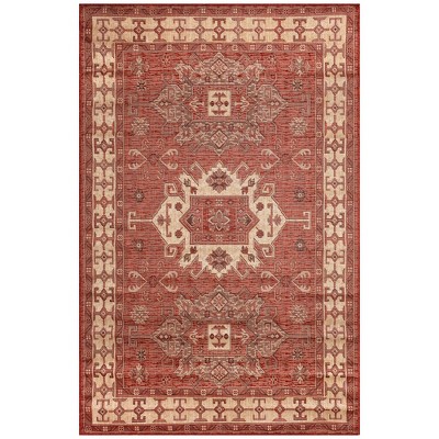 Liora Manne Carmel  Indoor/Outdoor Area Rug  Chili..
