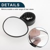 Bike Rearview Mirror 9.5x6.8cm Adjustable | Front Handlebar Bike Mirror Black for Bicycle Mountain Road Bike 1 Pcs - 4 of 4
