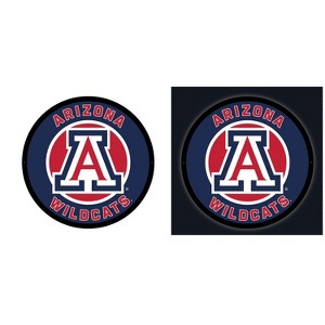 LED Wall Decor, Round, University of Arizona - 1 of 4