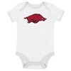 NCAA Arkansas Razorbacks Infant Girls' 3pk Bodysuit - 3 of 4