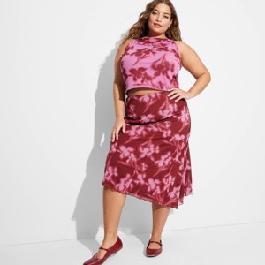 Women's Asymmetrical Maxi A-Line Skirt - Wild Fable™ - 1 of 3