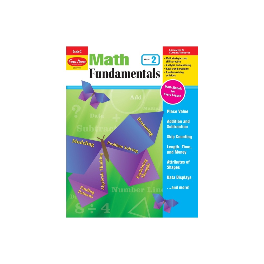 Math Fundamentals, Grade 2 Teacher Resource - by Evan-Moor Educational Publishers (Paperback)