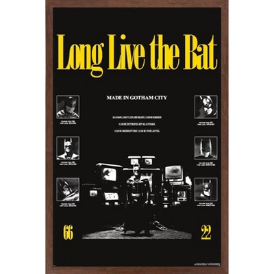 Trends International DC Comics Batman: 85th Anniversary - Long Live The Bat (Batman Collage) Framed Wall Poster Prints