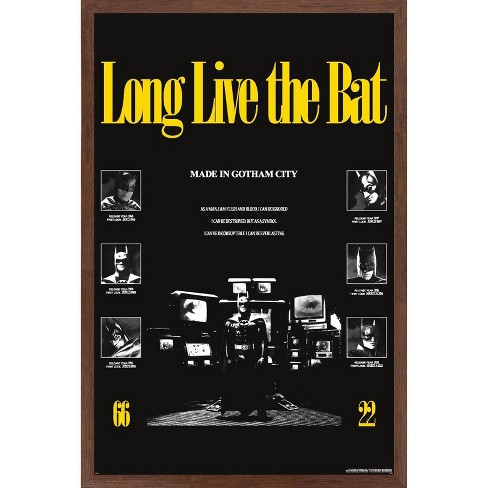 Trends International DC Comics Batman: 85th Anniversary - Long Live The Bat (Batman Collage) Framed Wall Poster Prints - image 1 of 4