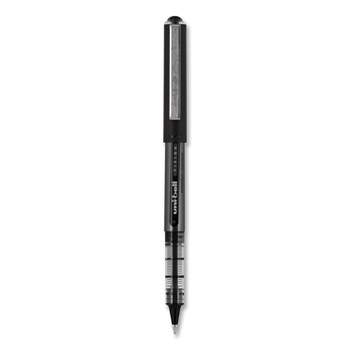 uni-ball VISION Roller Ball Pen Stick Bold 1 mm Black Ink Black Barrel Dozen 70128