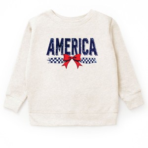 The Juniper Shop America Galaxy Coquette  Youth Sweatshirt - 1 of 4