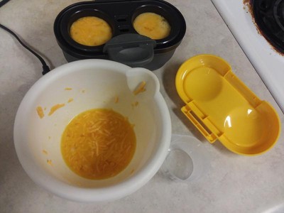 Hamilton Beach Egg Cooker, Egg Bites Maker & Poached Egg Maker, 2 Egg  Capacity, Yellow Lid Model 25505 