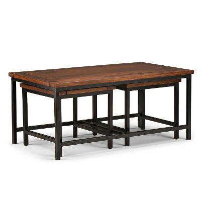 target wood coffee table