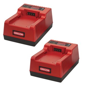 Oregon 2 Pack of OEM C750 Rapid 40V Battery Chargers # 594077-2PK - 1 of 1