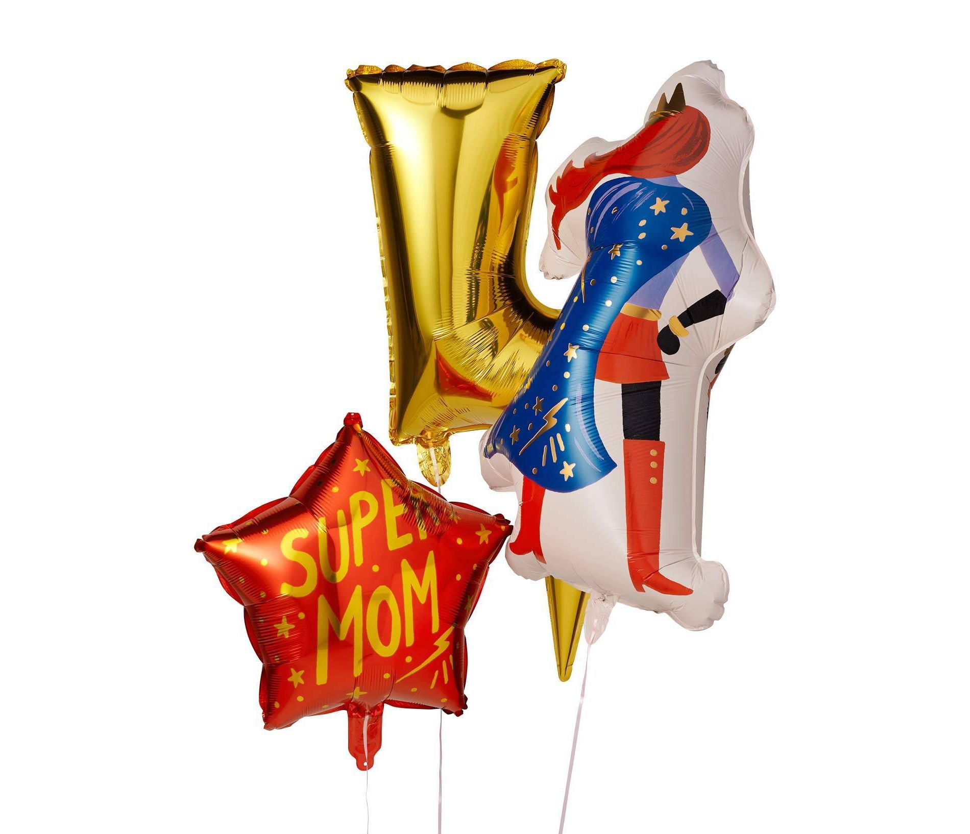 Rifle Paper Co. 3ct Super Mom Mother's Day Foil Balloon Bundle