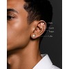 Molenia Flat Back Moissanite Stud Earrings for Women Men, 0.2ct-2ct Poke-Free Gold Plated 925 Silver Flatback Comfortable for Sleep with Screw Back - 4 of 4
