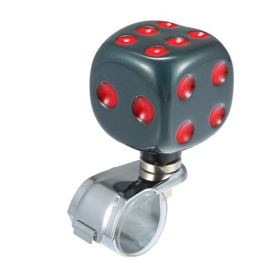 Unique Bargains Car Dice Shape Design Steering Wheel Knob Power