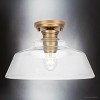 Urban Ambiance Luxury Transitional Indoor Ceiling Light,  8-1/2''H x 14"W x 14''D,  Vintage Brass Finish, UHP4886 - 3 of 4