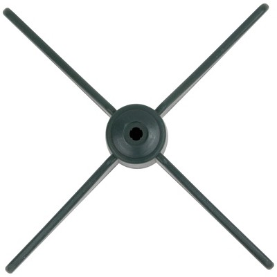 Green Plastic Foldable Christmas Tree Stand for Small Artificial Trees