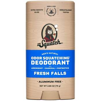 DR. SQUATCH Men's Natural Deodorant - Fresh Falls - 2.65oz